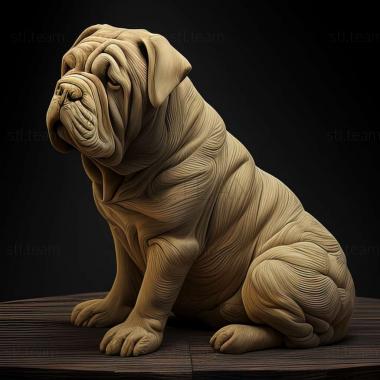 3D model Dicrurus sharpei (STL)